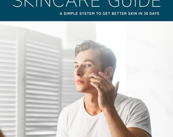 Curso de cuidado de la piel para hombres: La guía del hombre ocupado para un cuidado de la piel sencillo.