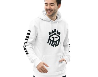 Sudadera ecológica unisex con estampado del logotipo de Castlebeard