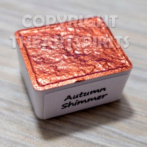 Autumn Shimmer - Metallic Watercolor Paints - Handmade Watercolors