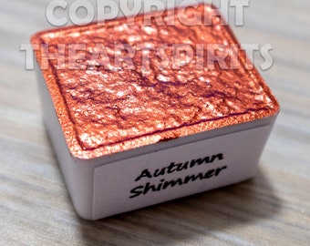 Autumn Shimmer - Metallic Watercolor Paints - Handmade Watercolors