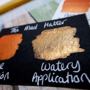 Alice's Adventures in Wonderland Watercolor Set - Metallic Paints - Gifts for Artists - Handmade Watercolors image 10