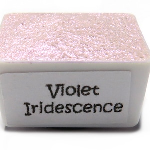Violet Iridescentie - Handgemaakte aquarellen - Parelmoer iriserende glansverven