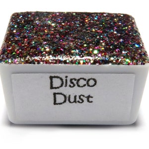 Disco Dust Glitter Watercolor - Multicolored Handmade Watercolors - Metallic Glitter Paints