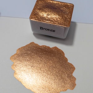 Bronze - Handmade Watercolors - Metallic Paints