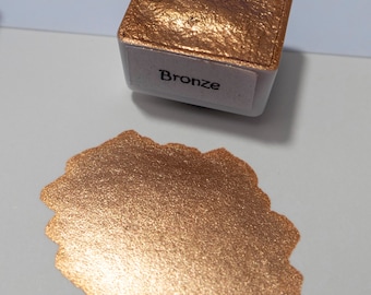 Bronze - Handmade Watercolors - Metallic Paints