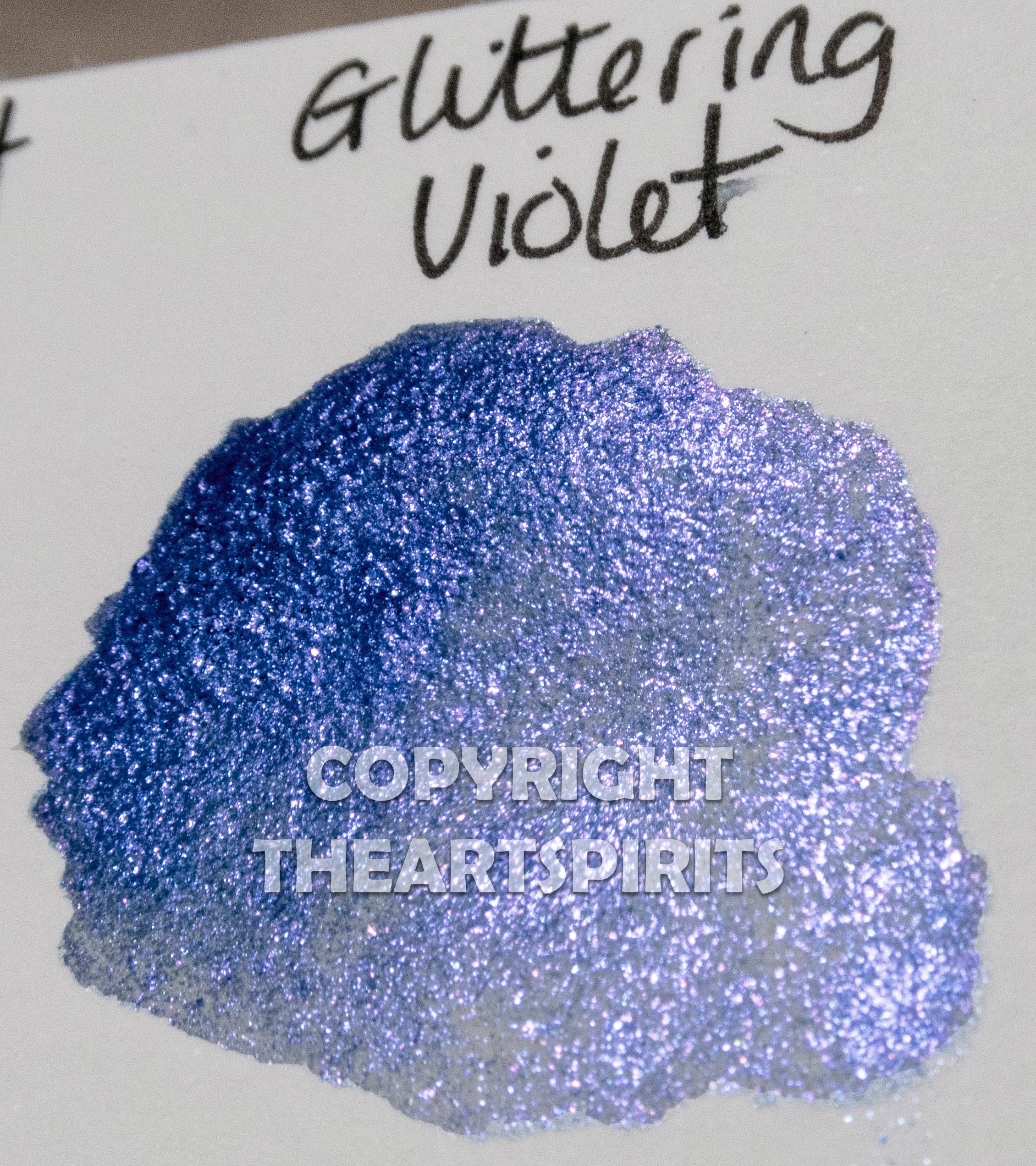 Glittering Violet - Metallic Glitter Watercolor Paints - Handmade ...