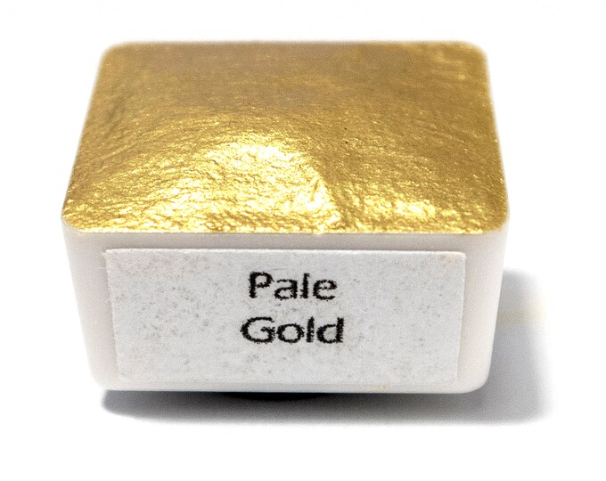 Pure Gold, Metallic, Shimmering, Handmade Watercolor Paint for Painting, Mixed Media and Paper
