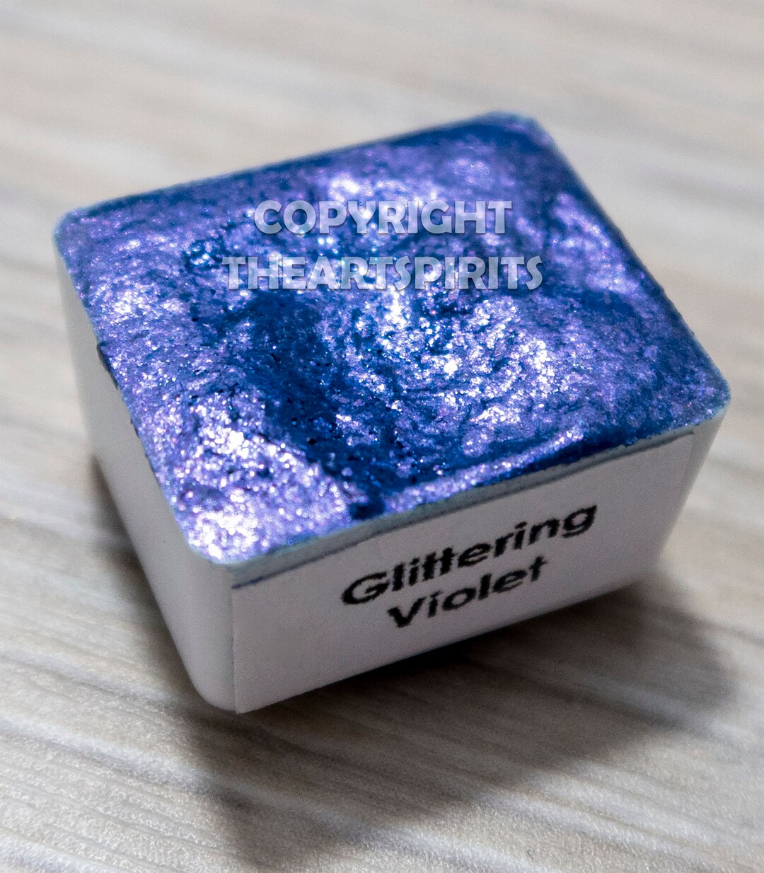 Glittering Violet - Metallic Glitter Watercolor Paints - Handmade ...