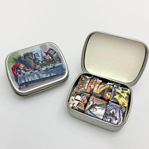 Alice's Adventures in Wonderland Watercolor Set - Metallic Paints - Gifts for Artists - Handmade Watercolors image 3