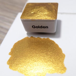 Golden - Handgemachte Aquarell- und Metallicfarben