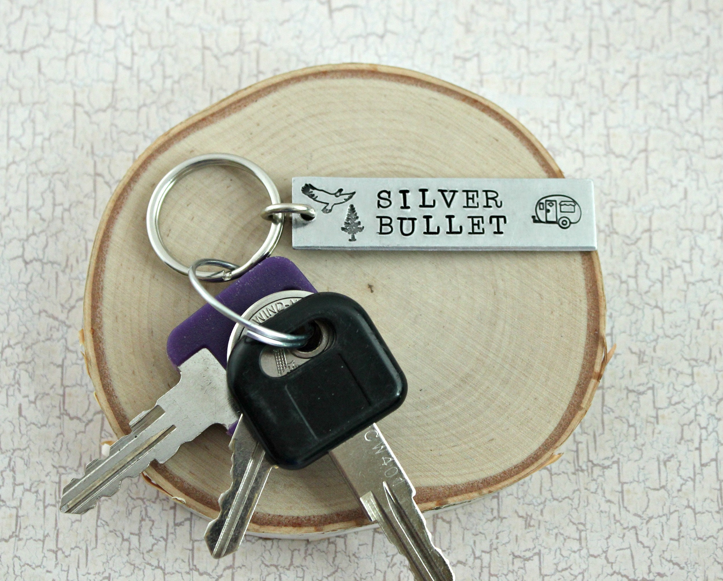 Custom Keychain Personalized Keychain Camper Gifts Gift Etsy