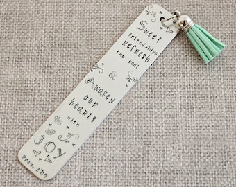 Christian Bible Verse Friendship Bookmark - Devotional Gift for Her - Book Lover - Small Group Study