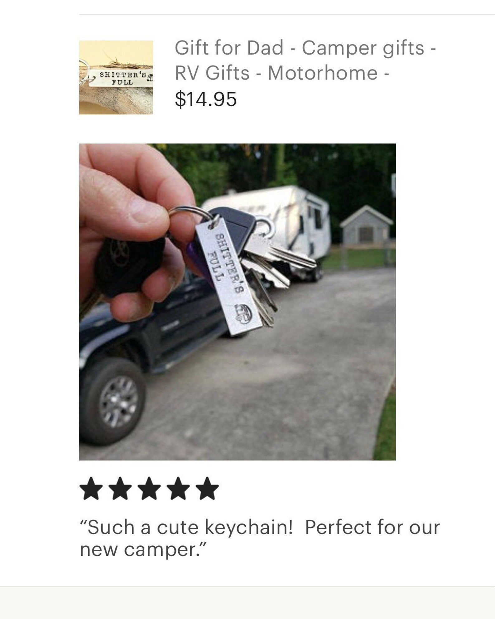 Gift for Dad RV Gifts Motorhome Gifts Happy Camper Etsy