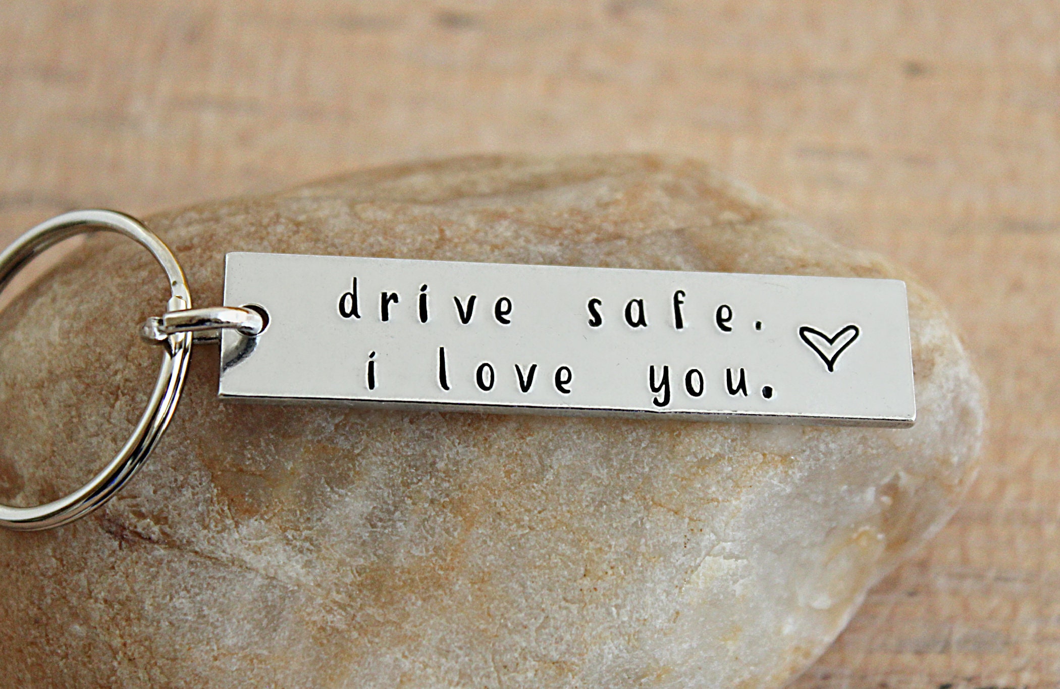LQRI Drive Safe Keychain Drive Careful Be Safe Know You are Loved Keychain  New Driver Gift Teen Girl Sweet 16 Gift (Silver) - Yahoo Shopping