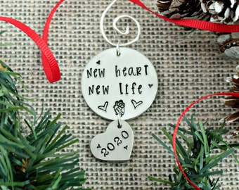 Heart Transplant Ornament: Handmade Anatomical Warrior Gift for Cardiac Surgery Recovery Christmas