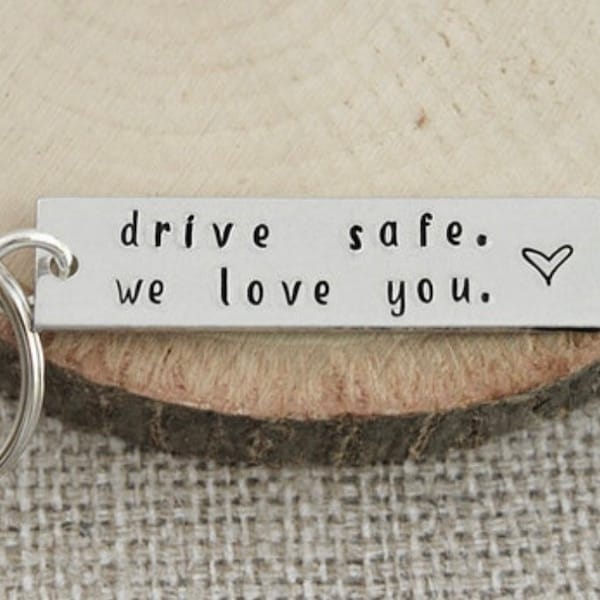Drive Safe New Driver Keychain Etsy
