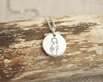 Congratulations Pregnancy Gift - Soon to be Mom Gifts - Pregnancy Necklace - Pro Life - New Mom Necklace - Unborn Lives Matter