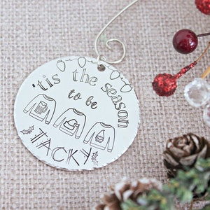 Tacky Sweater - Ugly Sweater Party - Christmas Ornaments - Ugly Christmas Sweater - Ornament - Funny Christmas Ornaments