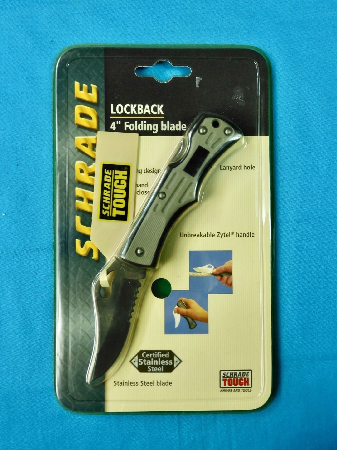 Schrade Tough Lockback 4 Folding Pocket Knife Etsy Canada