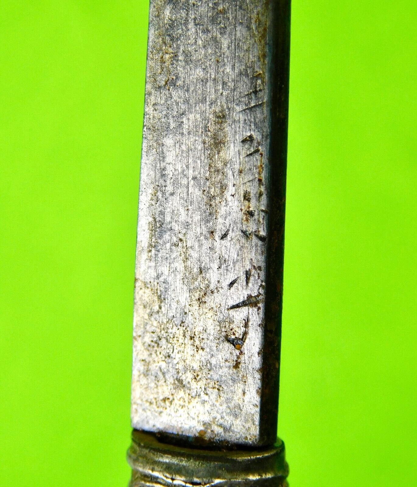 Antique 19 Century Chinese China Japan Japanese Silver Knife
