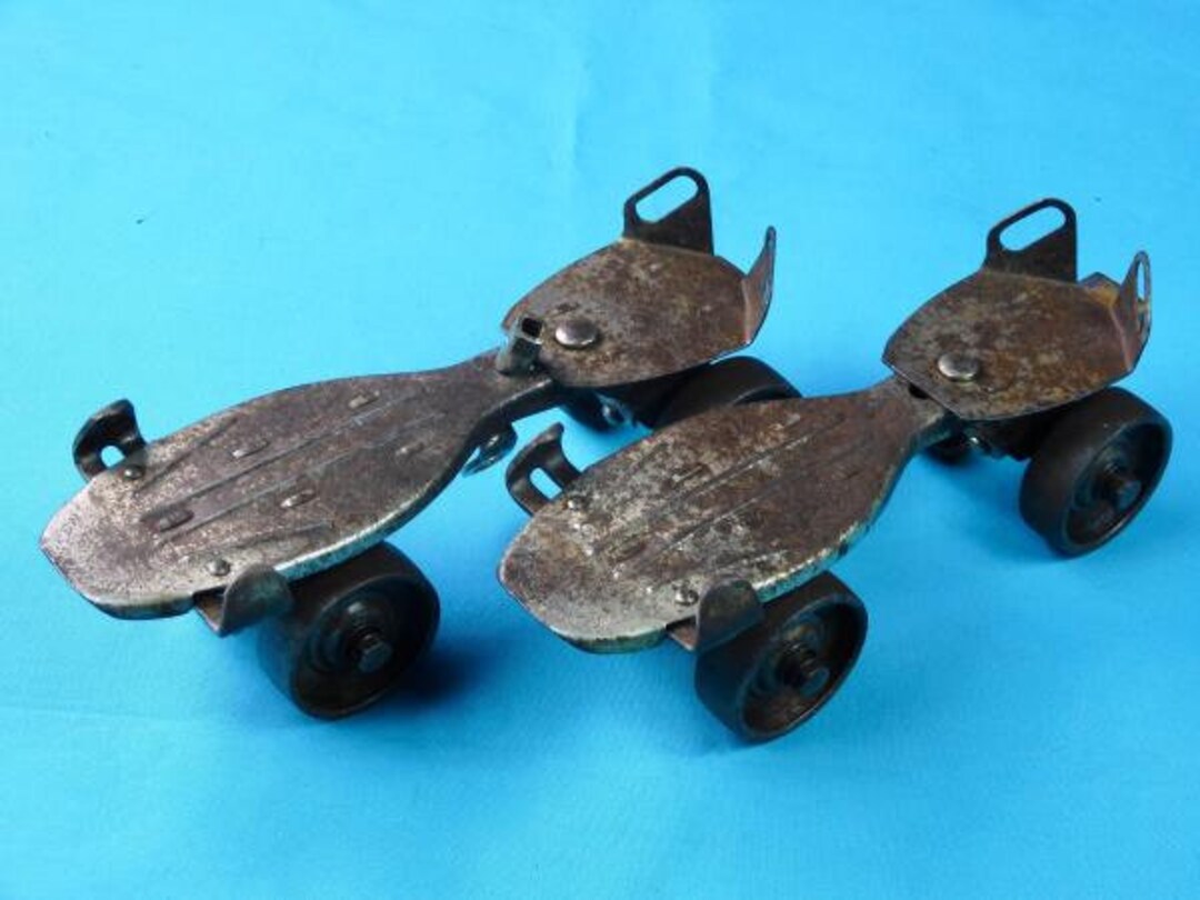 Vintage Old US Winchester Metal Roller Skates - Etsy