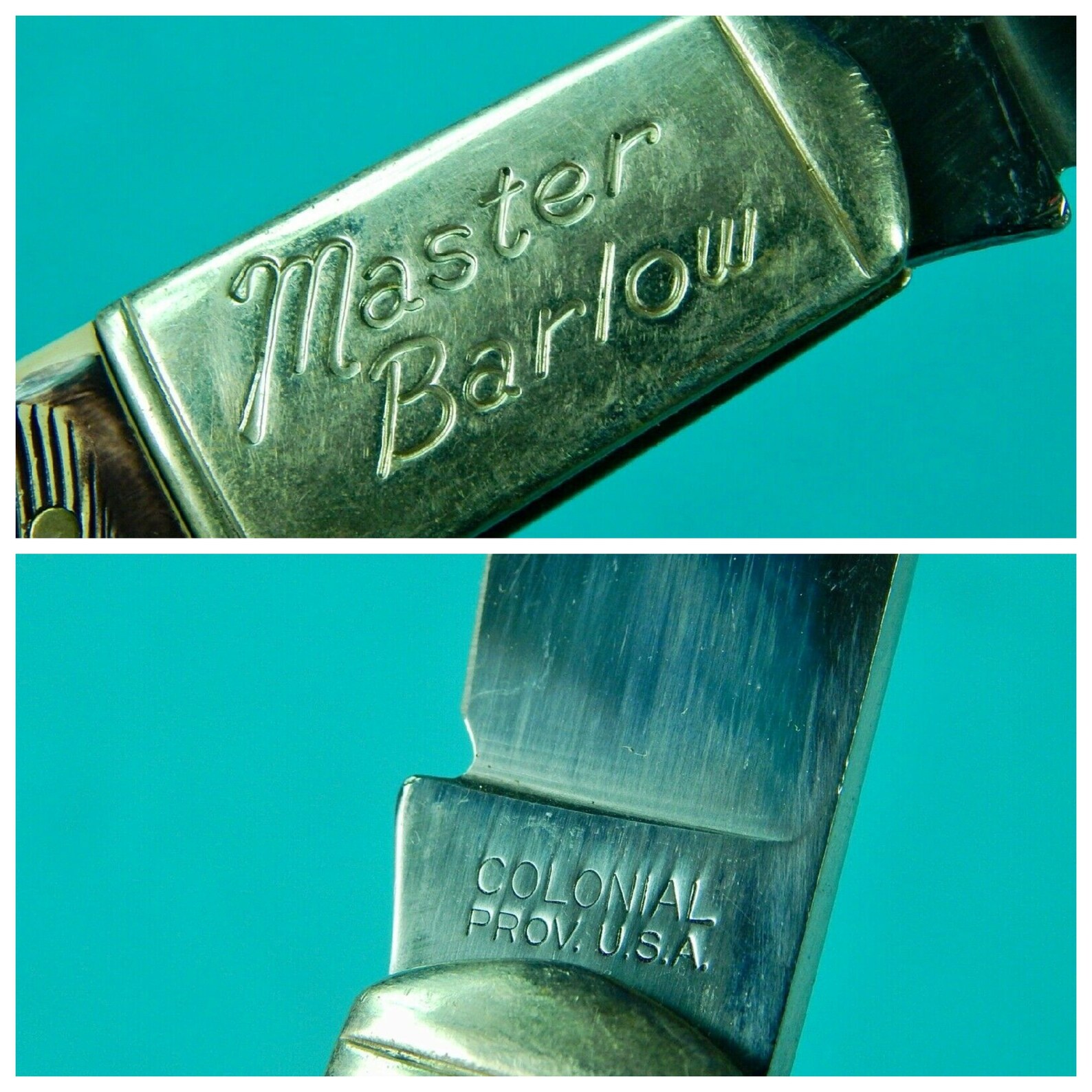 Vintage US Novelty Knife Co. Master Barlow Large Folding Etsy