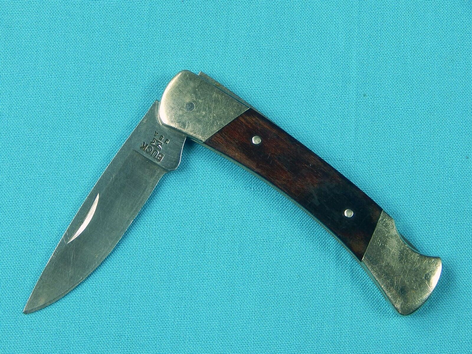 Vintage 2002 US Buck Folding Pocket Lock Back Knife Etsy