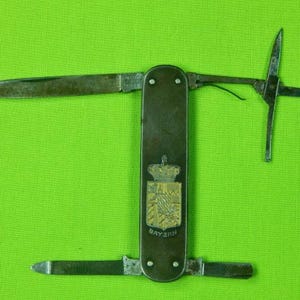 Vintage Old German Germany F. WIDMANN Munchen Folding Pocket Knife Gift for Him Gift for a collector