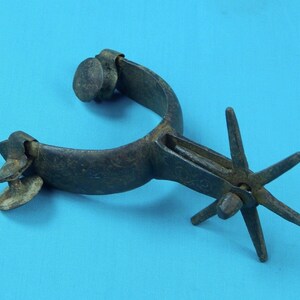 Vintage to Antique Mexican Spurs Hand Hammered With Some 