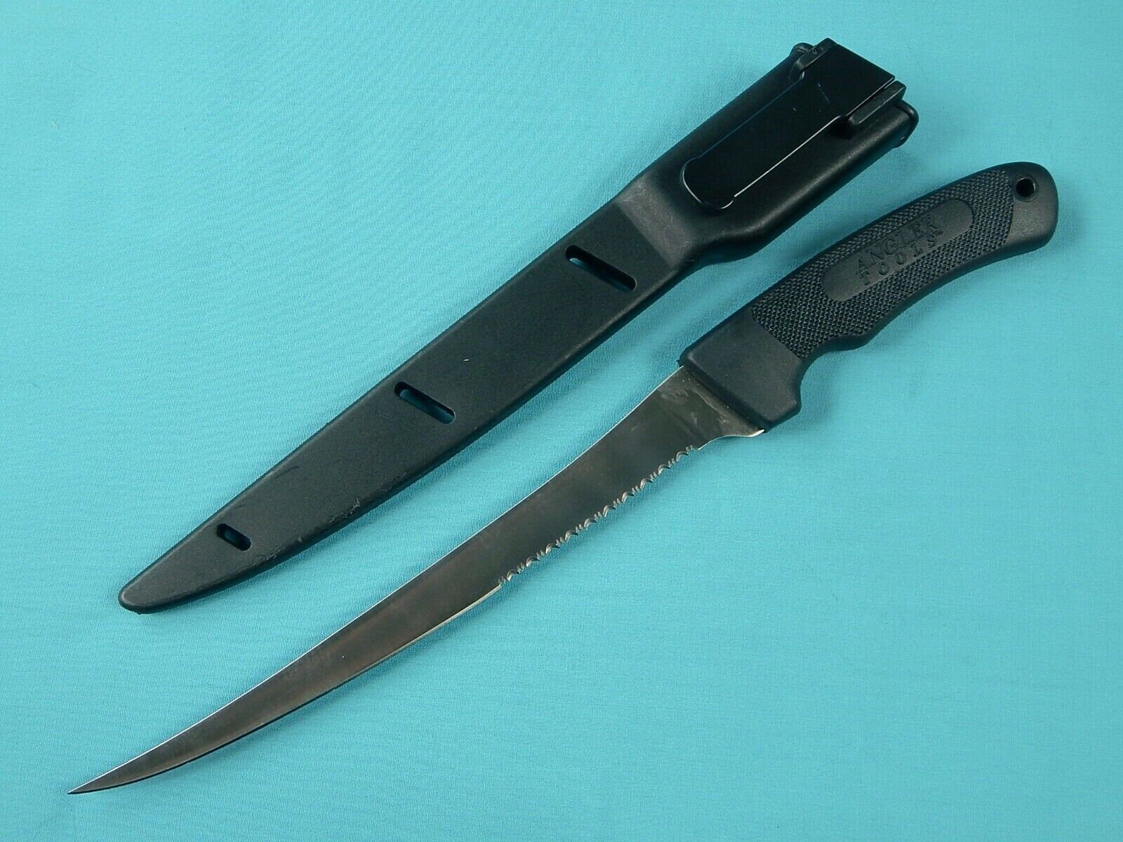 Angler Tools Fishing Fish Fillet Knife W/ Scabbard Etsy