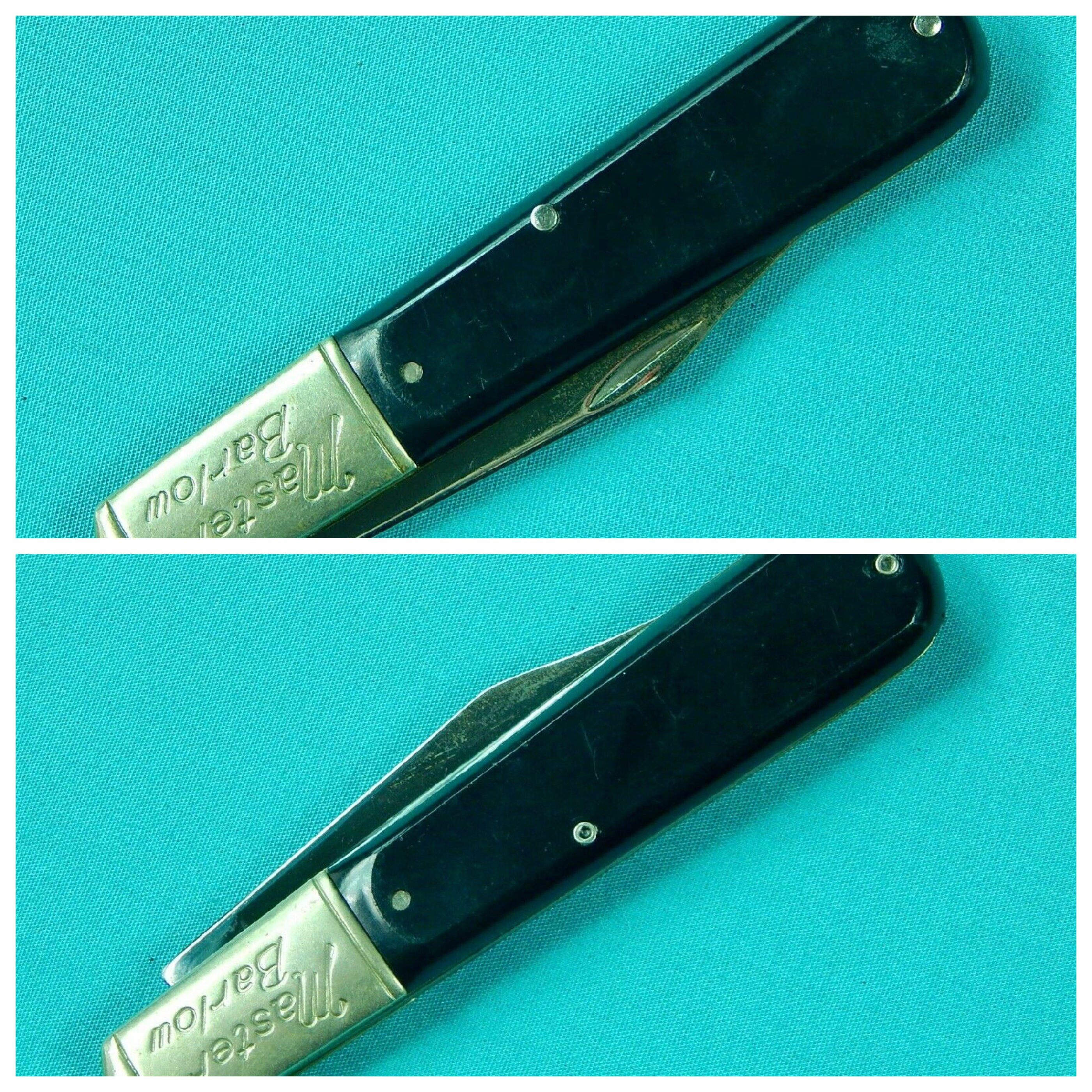 Vintage US Novelty Knife Co. Master Barlow Large Folding Etsy