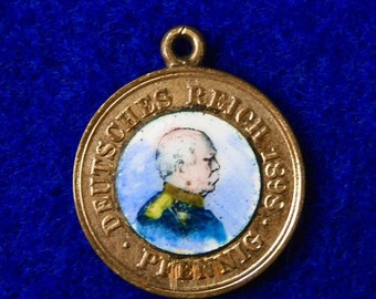 German Germany WW1 Antique Miniature Mini Enameled Medal Order Award Badge