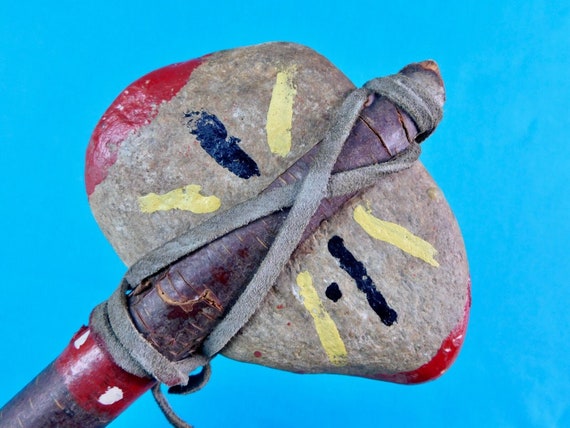 レア！！ネイティブアメリカン 石斧 STONE AX 観賞用 武具 インディアン WALL -CRAFT & ANTIQUE- ネイティブアメリカン アート / Native