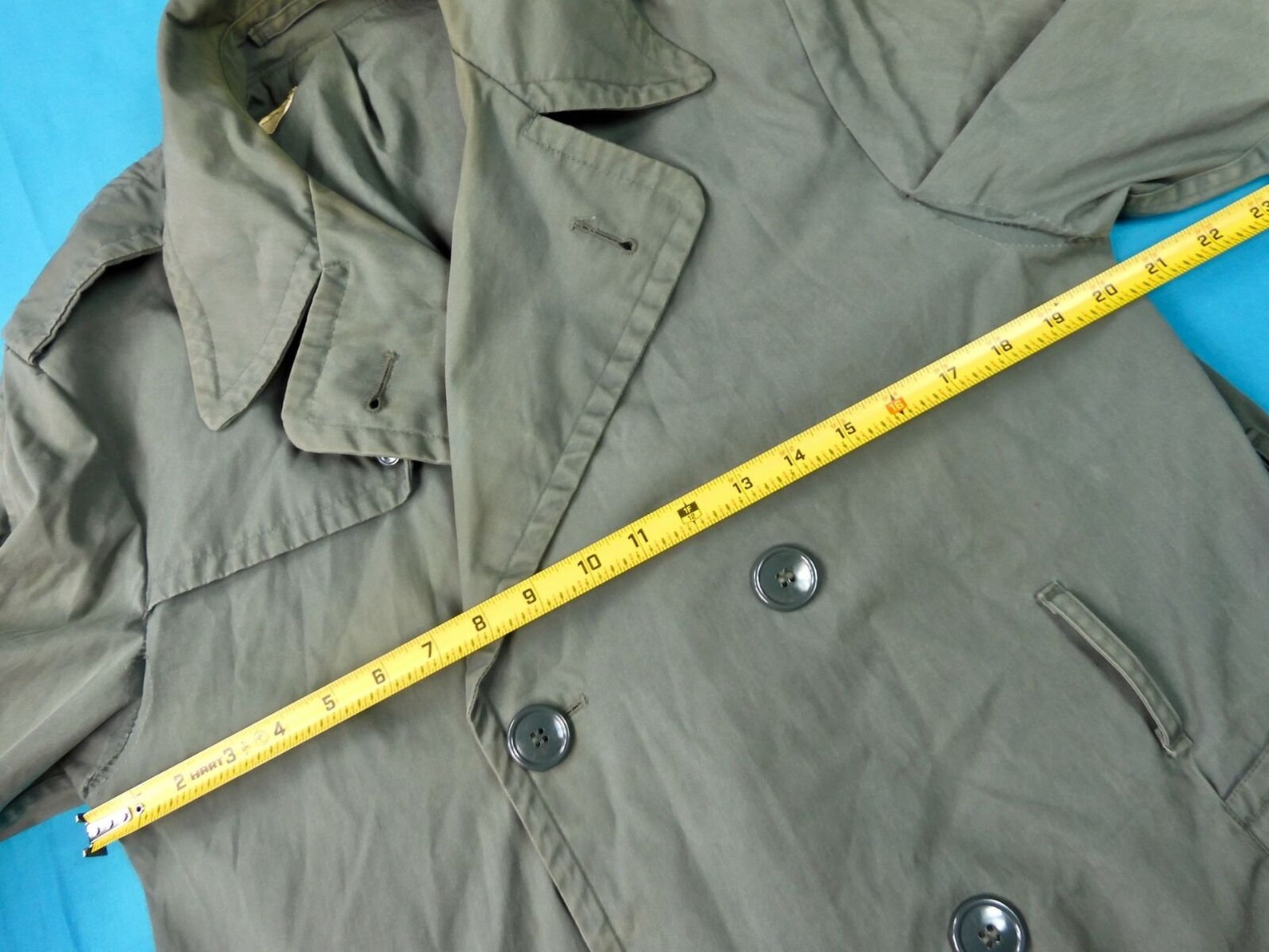 Vintage US Army Military Issue Rain Coat Uniform - Etsy