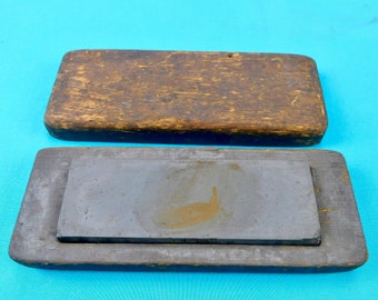 Antique US 19 Century Knife Sword Sharpening Stone Sharpener