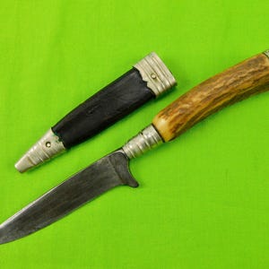 Vintage Old German Germany A. Storez Boot Hunting Knife w/ Sheath