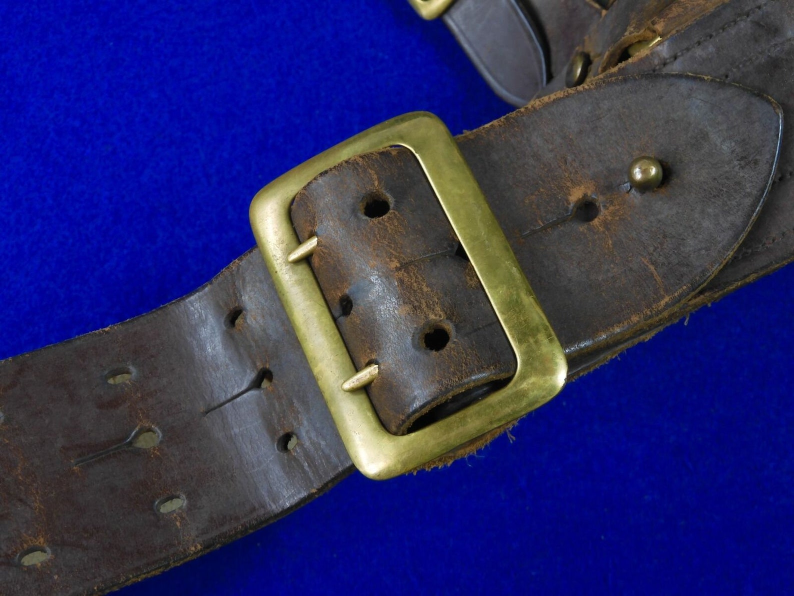 US WW1 Antique Old Military Army Officer's Leather Belt Etsy