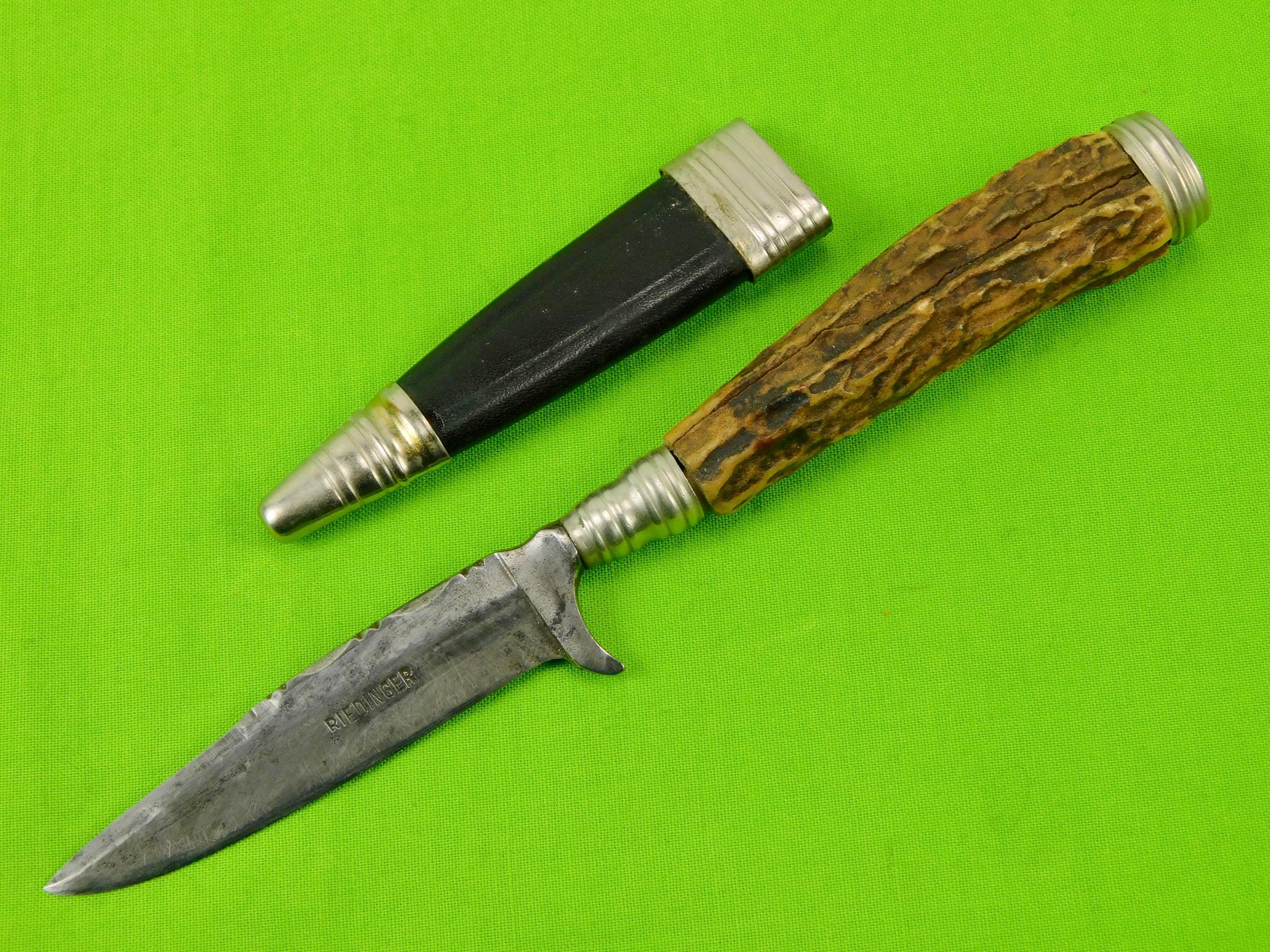 SOLINGEN リンダーゾーリンゲン　鹿彫刻　 Old Solingen ANTIQUE K & H SOLINGEN SCISSORS - Engraved w Name