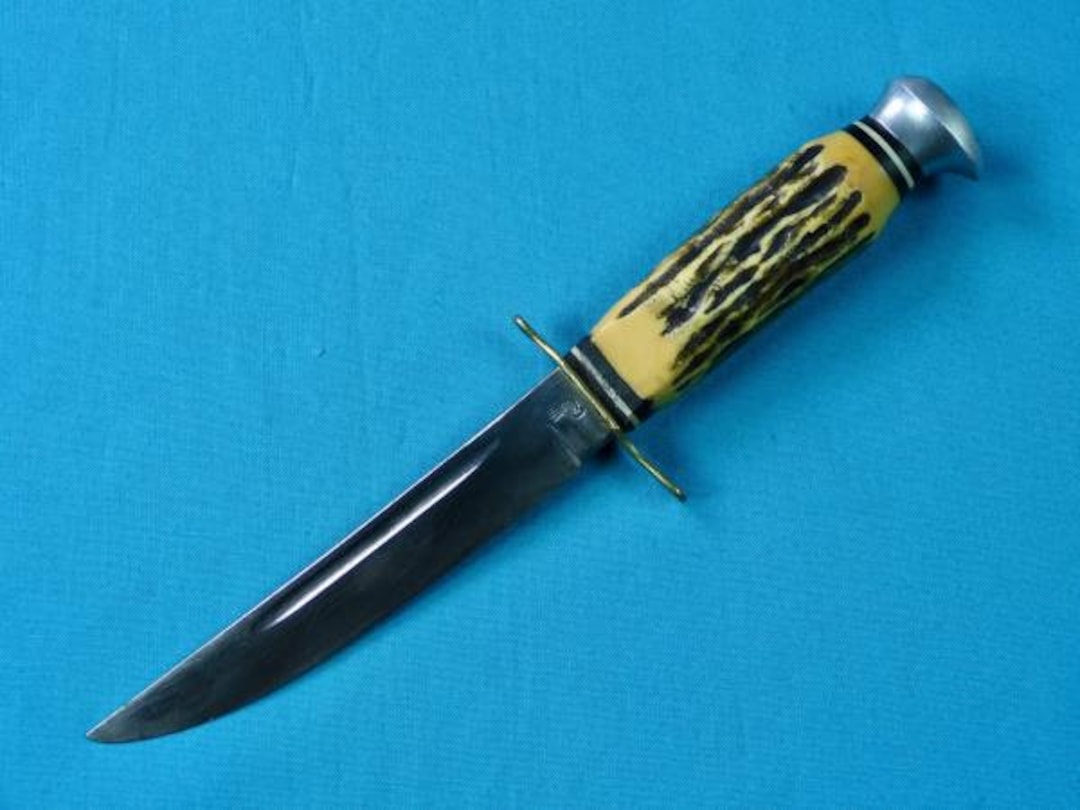 Antique Old German Germany Solingen 3 Arrows in Hand Hunting Knife Etsy