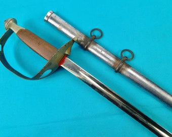 Italian Italy Vintage WW2 Officer's Sword w/ Scabbard
