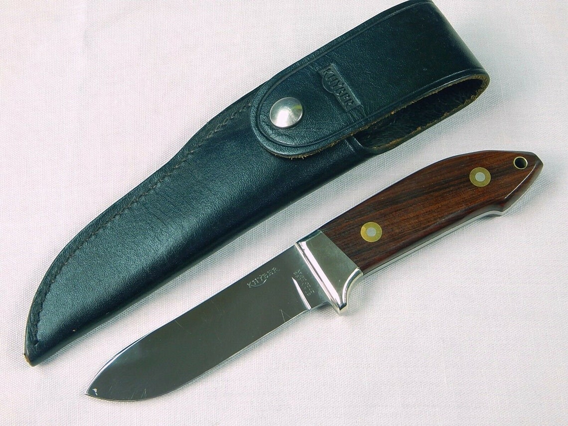 US KHYBER Japan Japanese Made Hunting Knife W/ Sheath Etsy