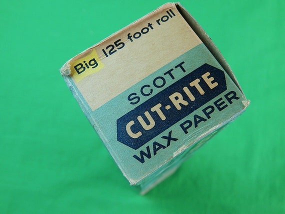 Vintage US 1957 Scott Cut-rite Wax Paper New Old Stock 