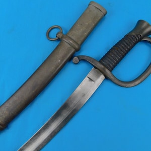 Antique US Civil War C. Roby Artillery Sword w/ Scabbard Matching #