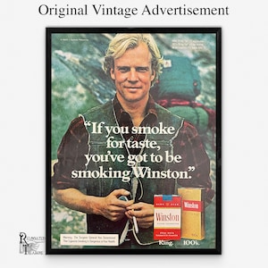 Winston Cigarette Ad