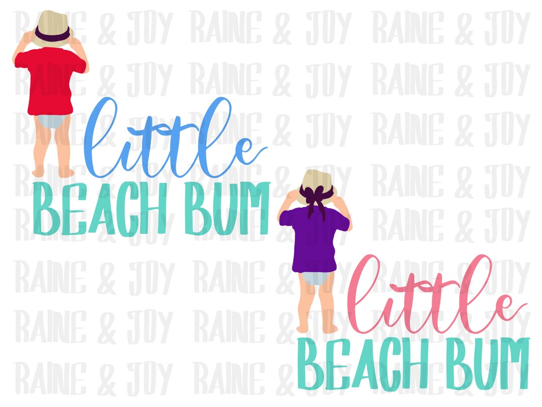 Little Beach Bum Bundle Png, Beach Png, Kids Sublimation Design, Beach ...