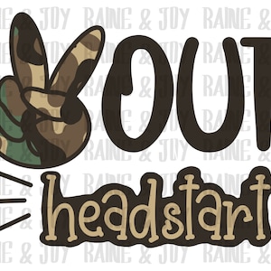 Peace out head start png, Último día de escuela png, Niños graduación png, Escuela png archivos para sublimación, diseño de sublimación, archivos png