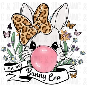 In mijn konijnentijdperk png, kauwgom konijntje png, meisjes Pasen png, kinderen png, luipaard png, sublimatie ontwerpt downloads, png-bestanden voor sublimatie