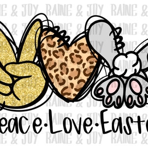 Peace love Easter png, Descargas de diseños de sublimación de Pascua, png de Pascua, archivos png para sublimación, descargas de diseños de sublimación, archivos png