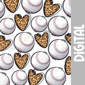 Baseball leopard png, sublimate download, digital paper, Baseball png, printable, sublimation designs downloads, png files for sublimation