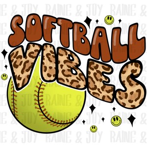 Softball vibes png, Retro png, Softball Sublimation designs downloads, Softball png, Softball png, png files for sublimation, png files